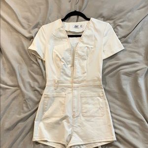 Tiger mist white romper